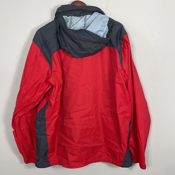 Columbia red and Charcoal gray windbreaker or rain jacket men size XL - Picture 3 of 7